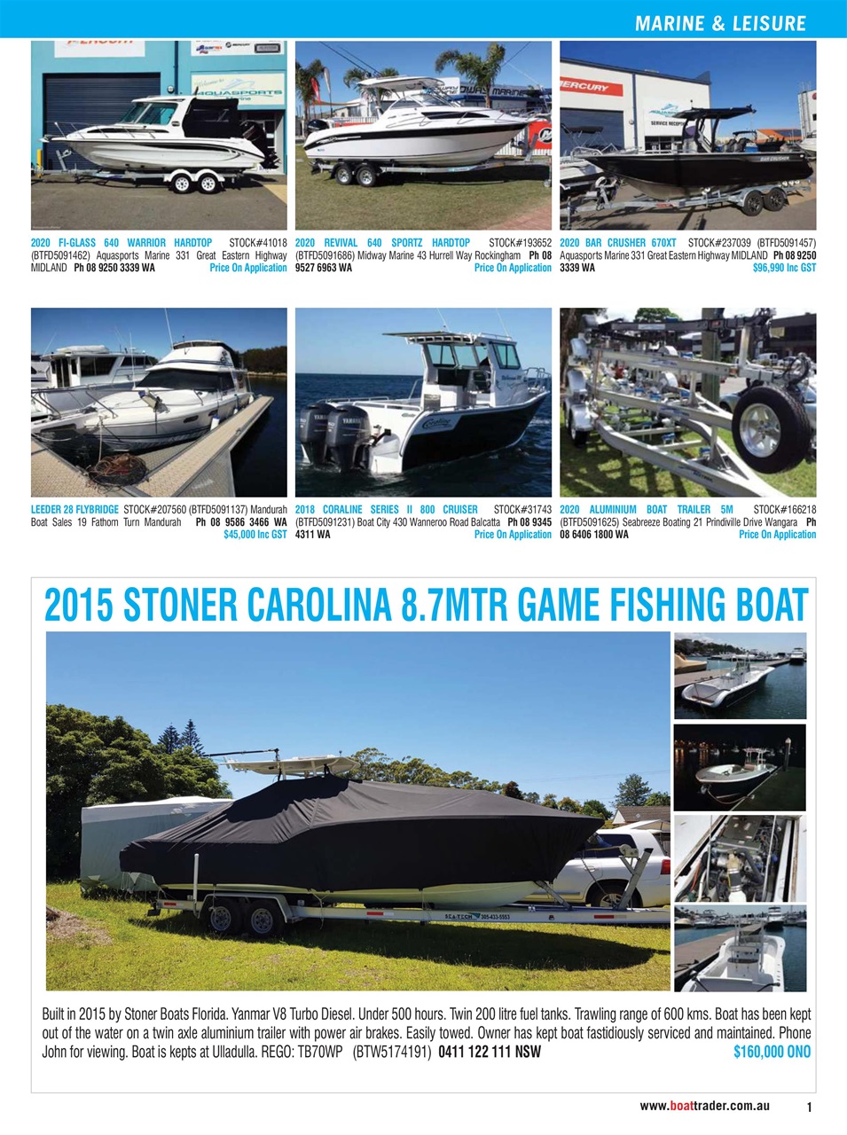 Boat Trader Australia Preview Pages