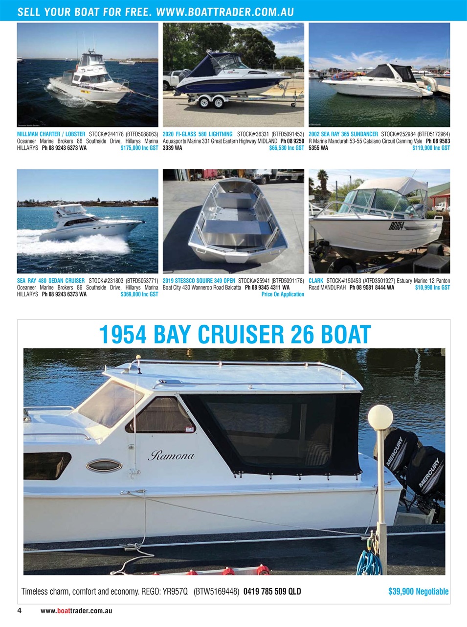 Boat Trader Australia Preview Pages