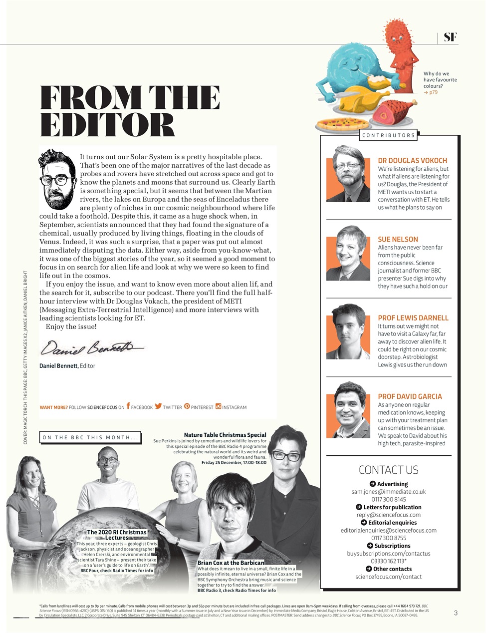 BBC Science Focus Magazine Preview Pages