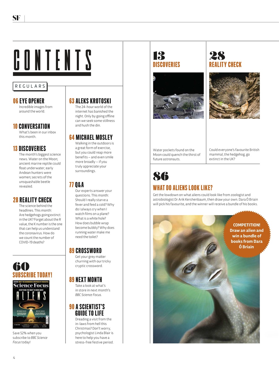 BBC Science Focus Magazine Preview Pages