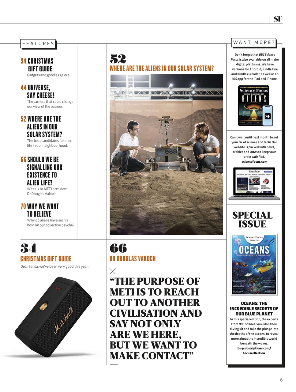 BBC Science Focus Magazine Preview Pages