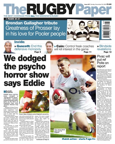 The Rugby Paper issue 29 Nov 2020