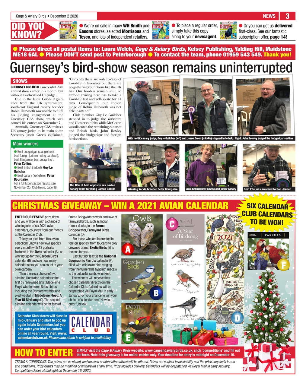 Cage & Aviary Birds Preview Pages