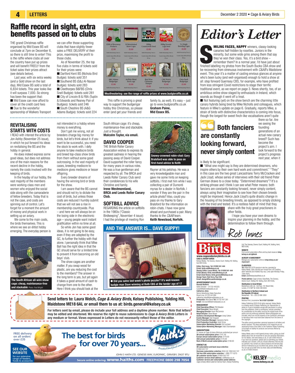 Cage & Aviary Birds Preview Pages