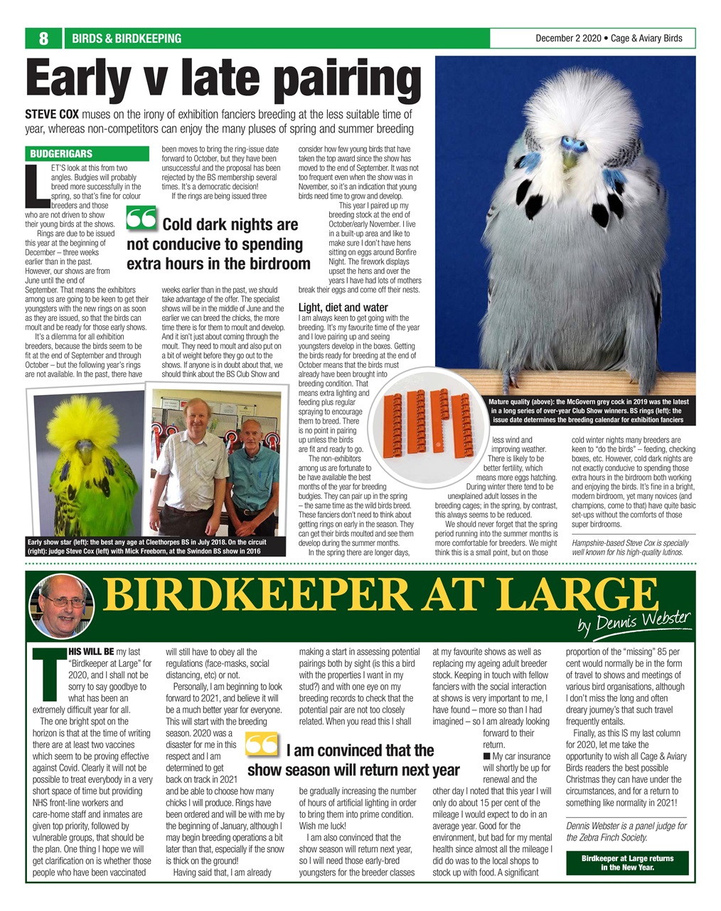 Cage & Aviary Birds Preview Pages