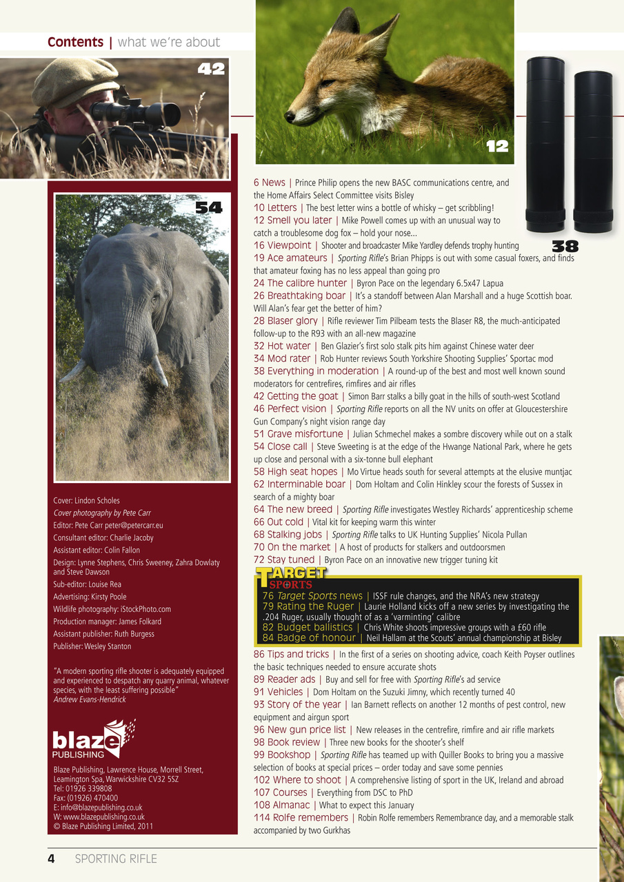 Sporting Rifle Preview Pages