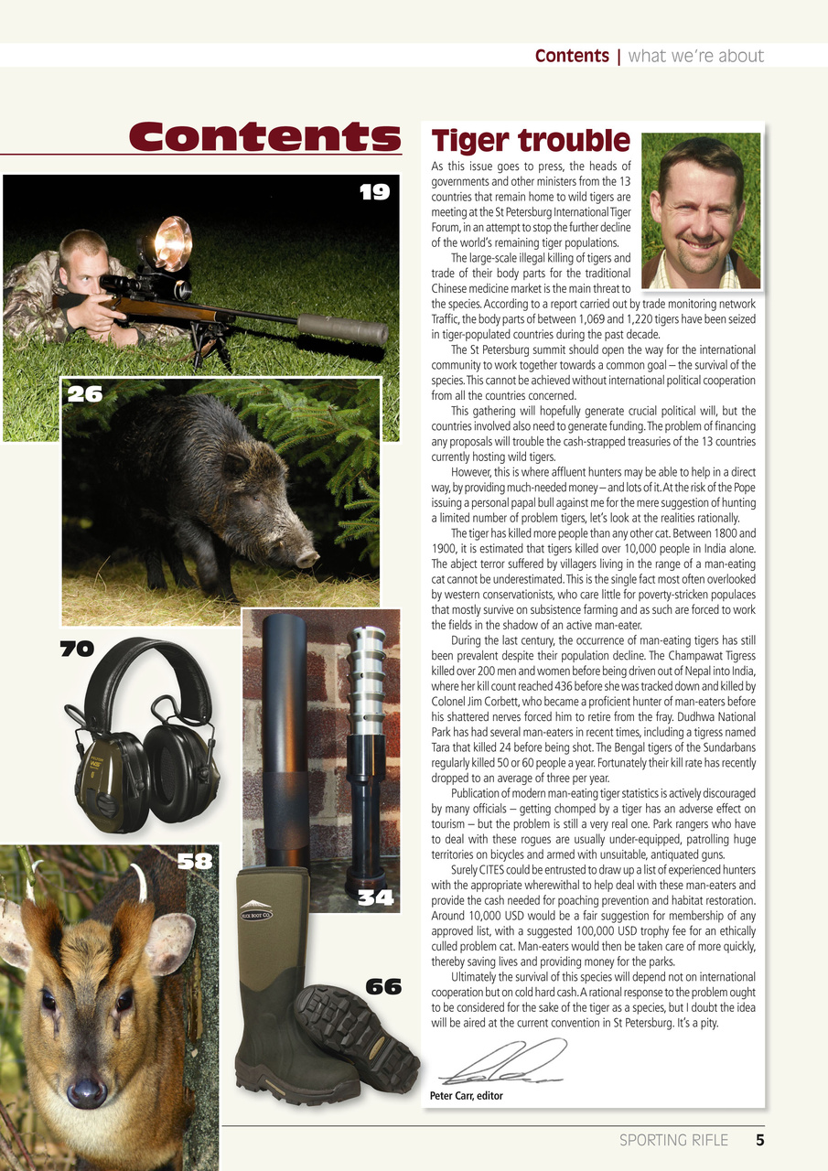 Sporting Rifle Preview Pages