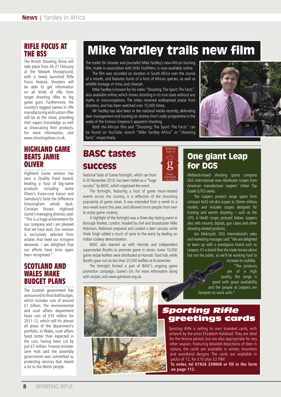 Sporting Rifle Preview Pages