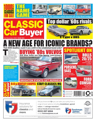 Classic Car Buyer issue 02-12-2020