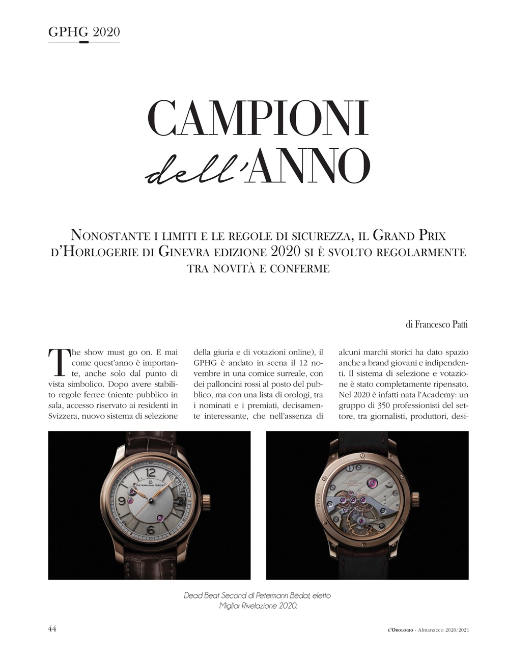 L'Orologio Preview Pages