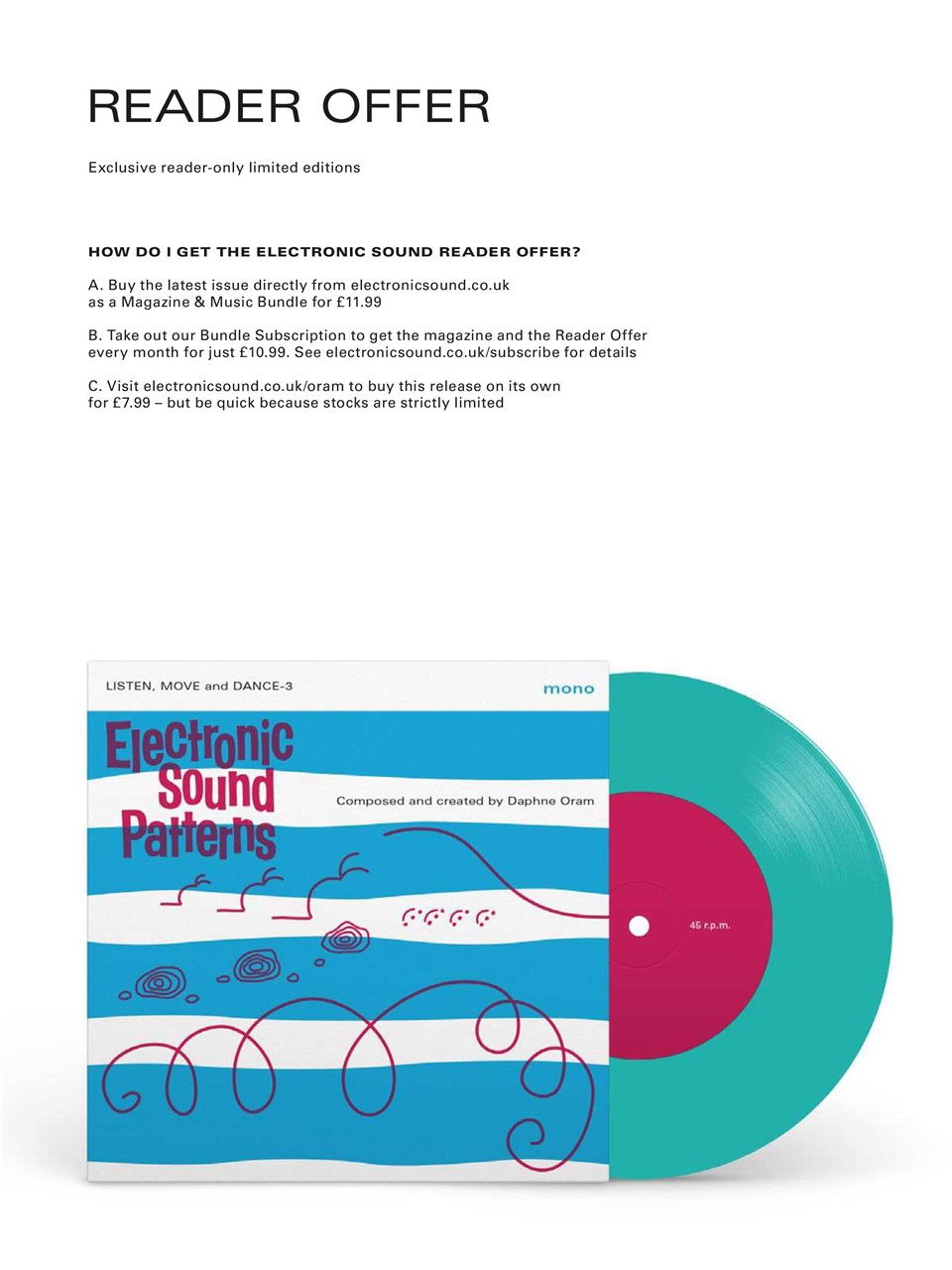 Electronic Sound Preview Pages