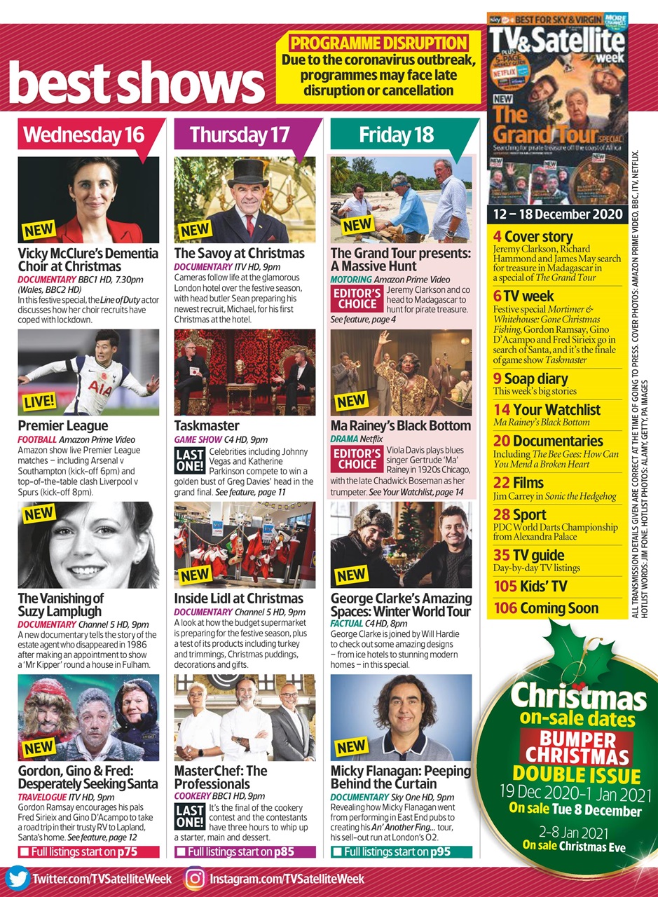 TV & Satellite Week Preview Pages