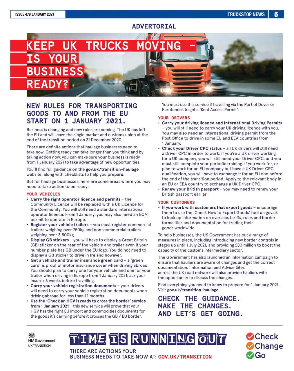 Truckstop News Preview Pages