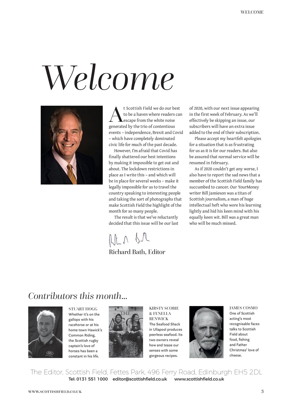 Scottish Field Preview Pages