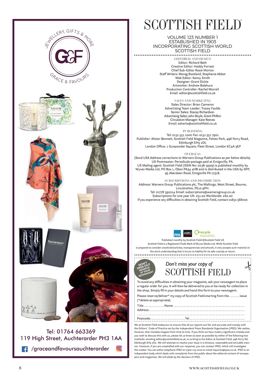 Scottish Field Preview Pages