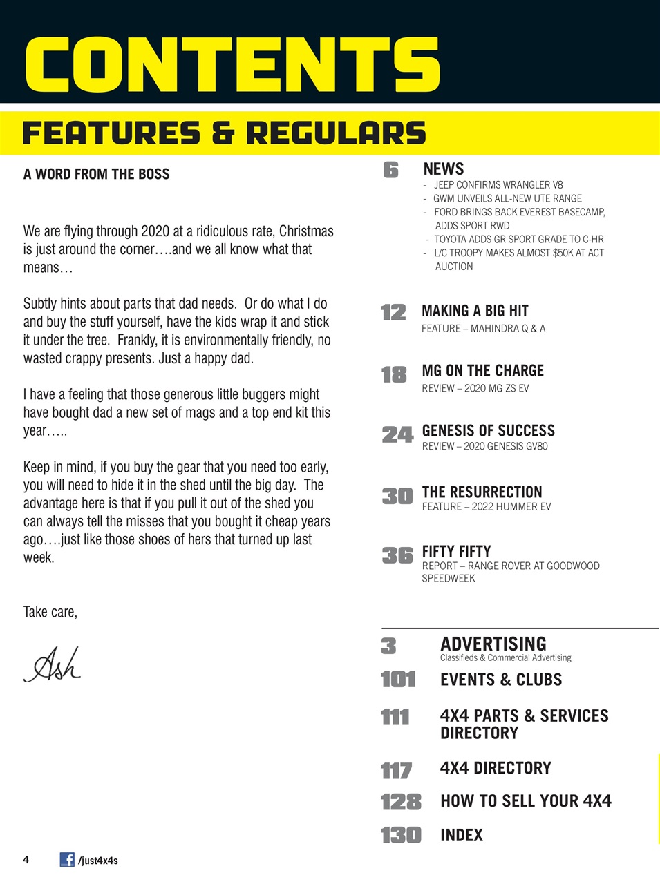 JUST 4X4S Preview Pages