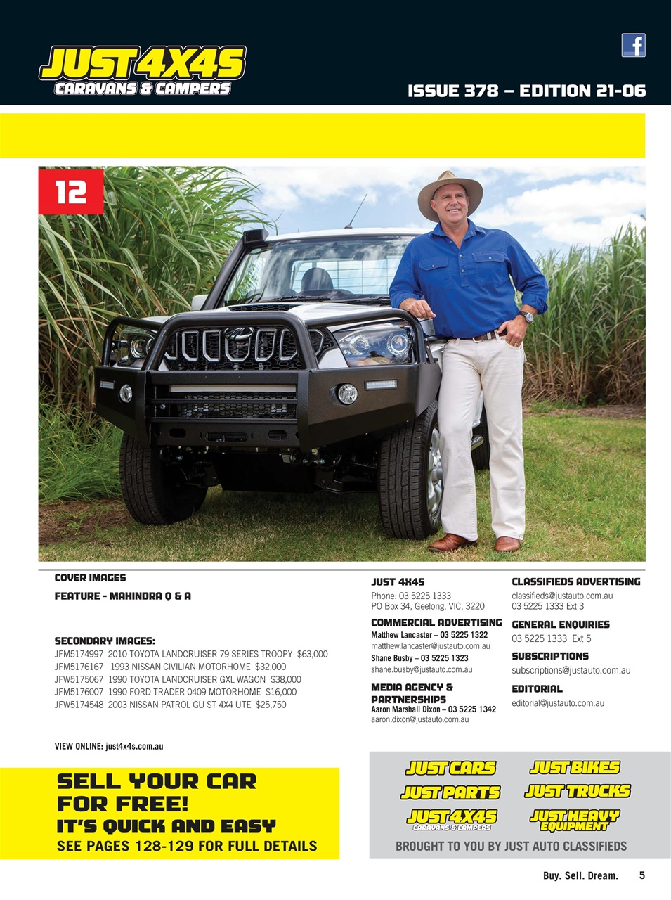 JUST 4X4S Preview Pages