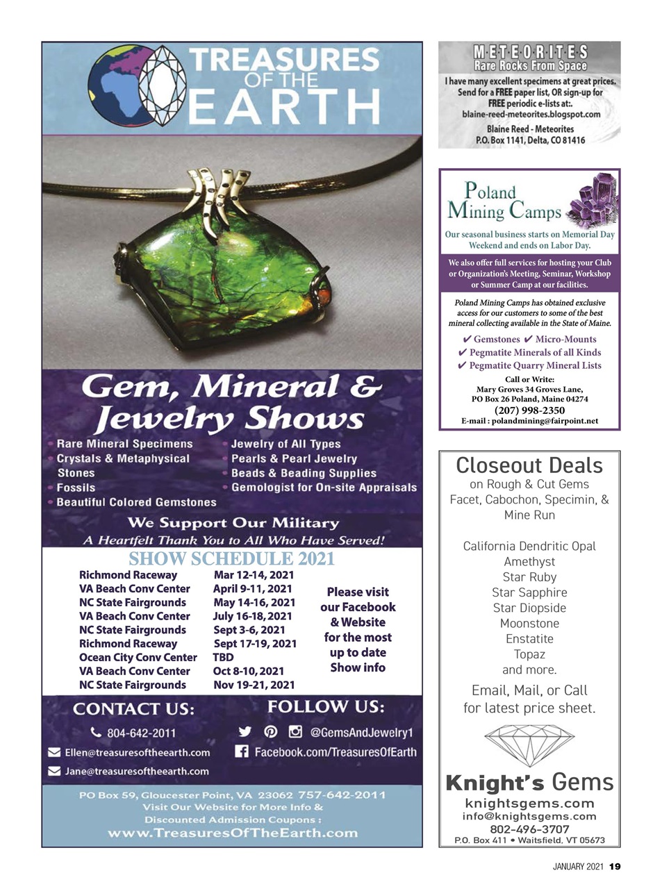 Rock&Gem Magazine Preview Pages