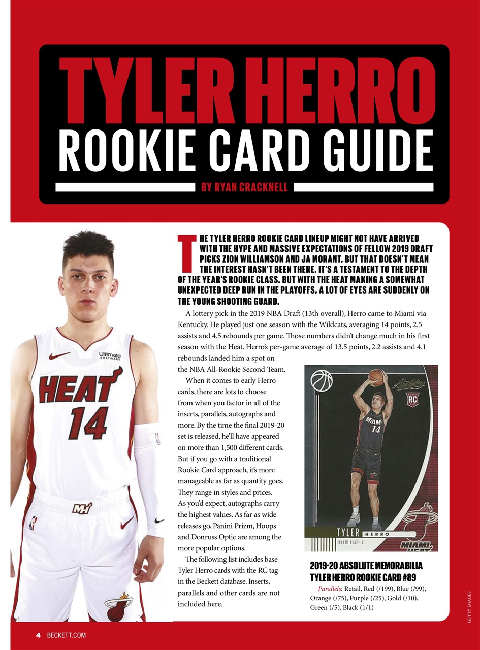 Beckett Basketball Magazine Preview Pages