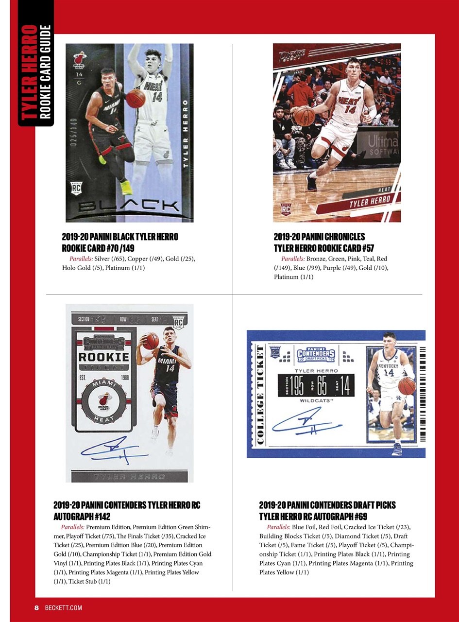 Beckett Basketball Magazine Preview Pages
