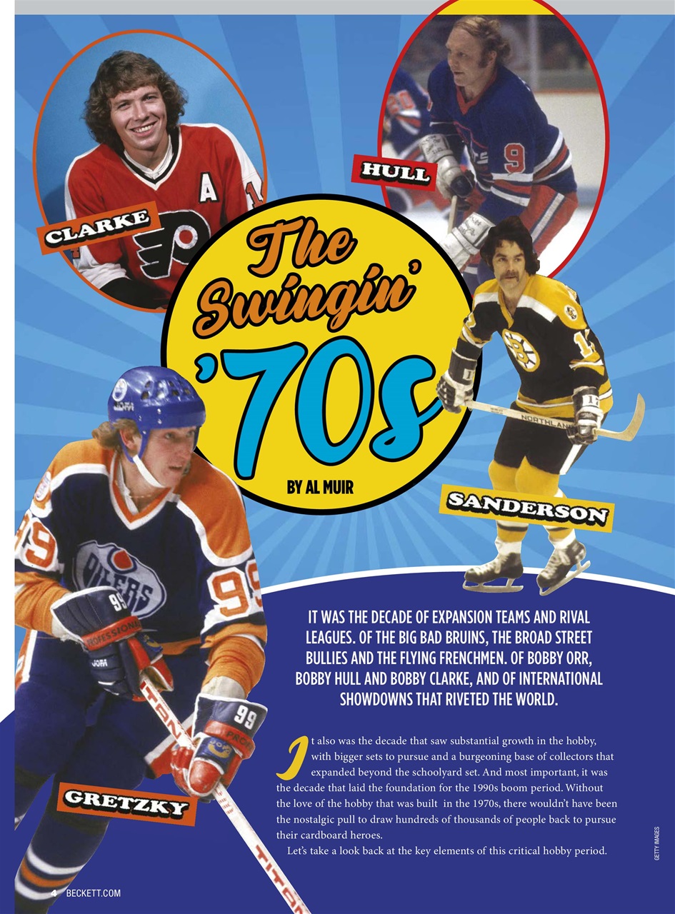 Beckett Hockey Magazine Preview Pages