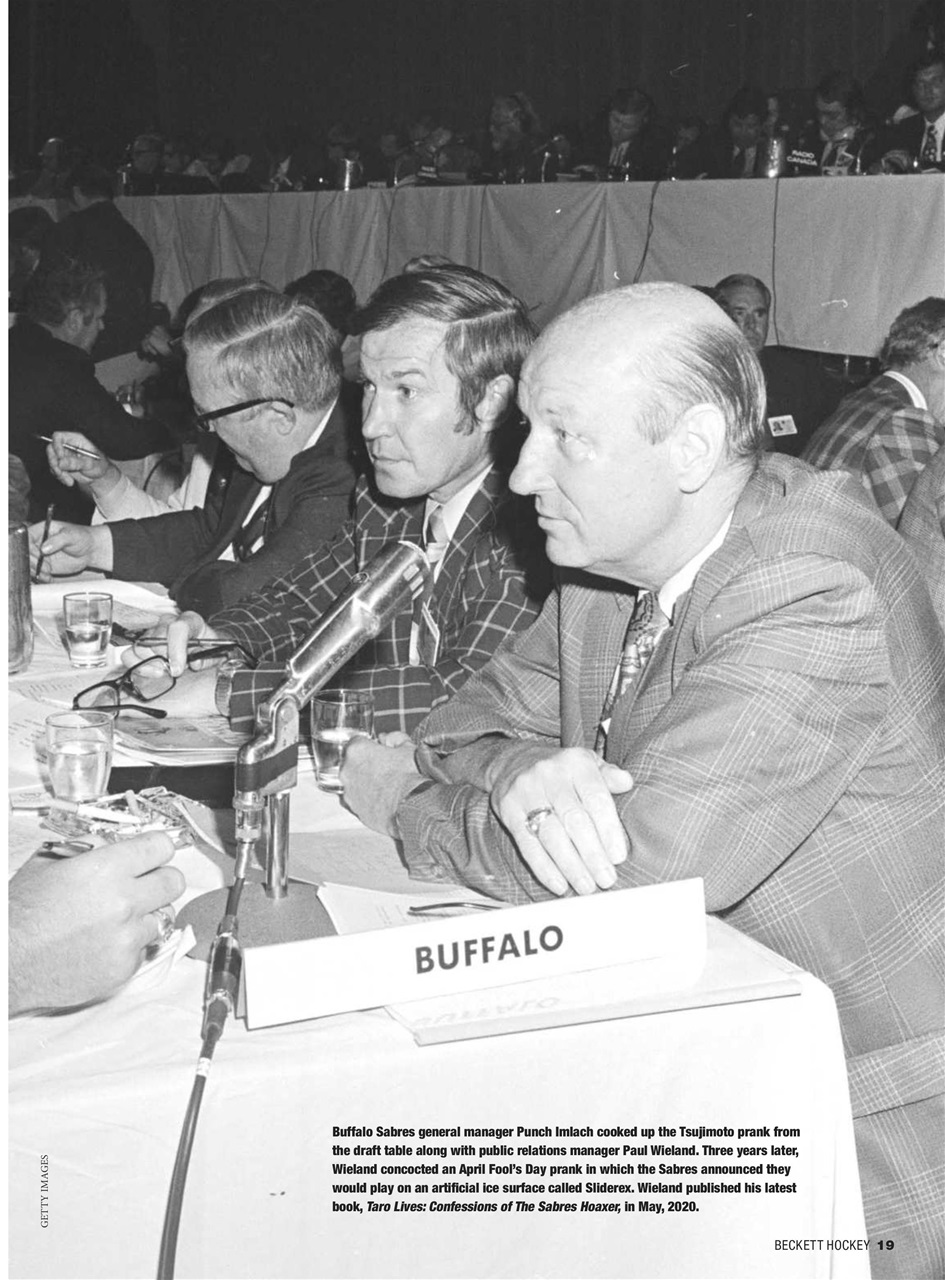 Beckett Hockey Magazine Preview Pages