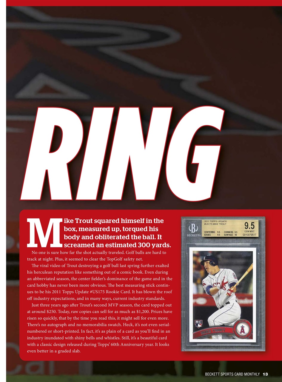 Sports Card Monthly Magazine Preview Pages
