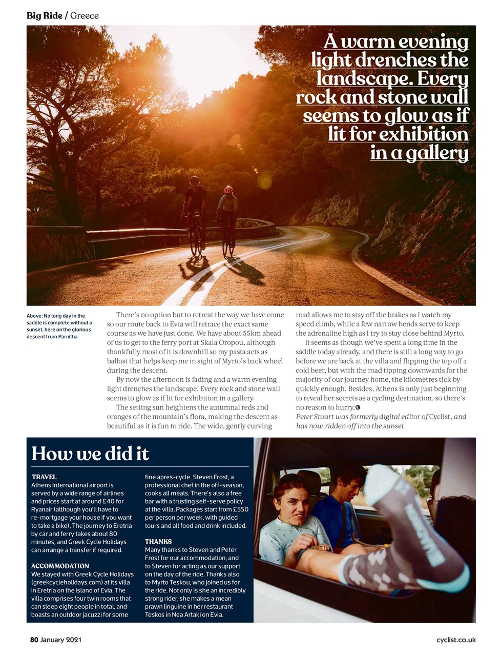 Cyclist Preview Pages