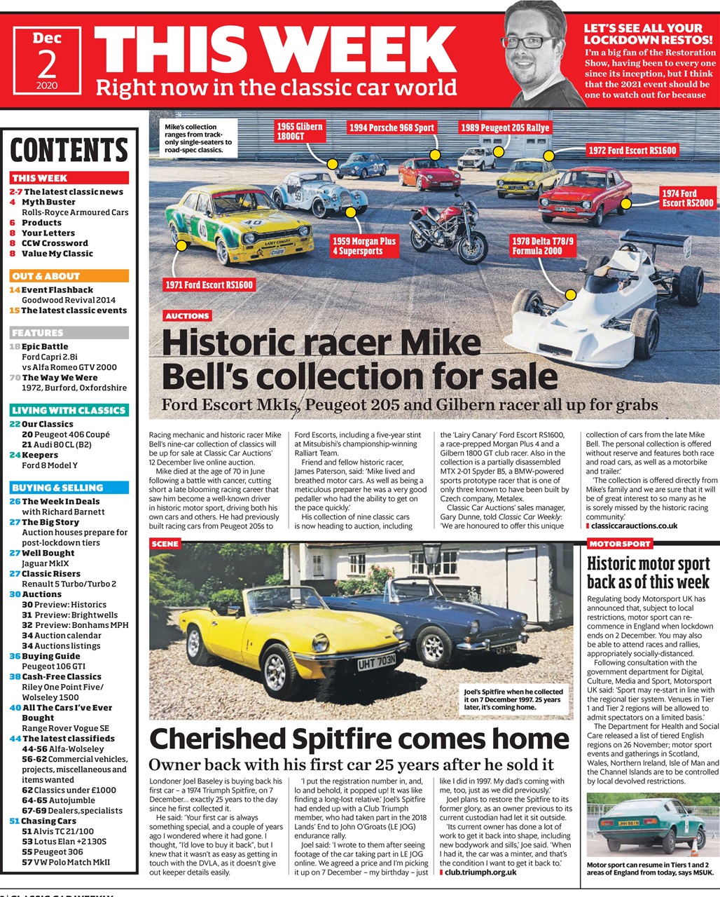 Classic Car Weekly Preview Pages