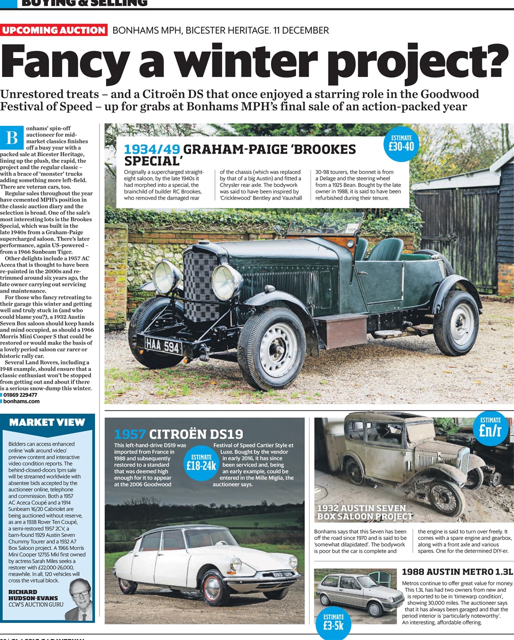 Classic Car Weekly Preview Pages