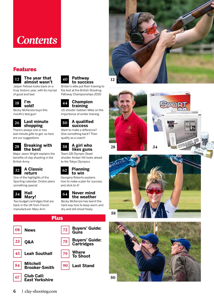 Clay Shooting Preview Pages