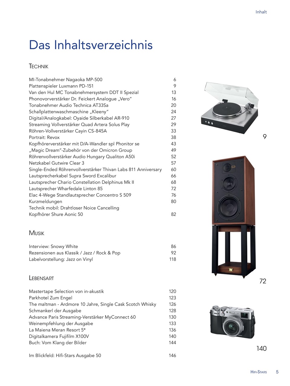 HiFi Stars Magazin Preview Pages