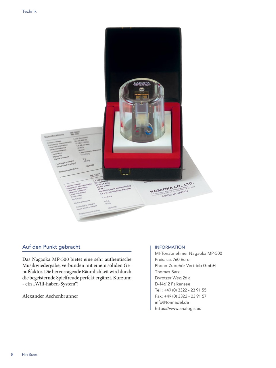 HiFi Stars Magazin Preview Pages
