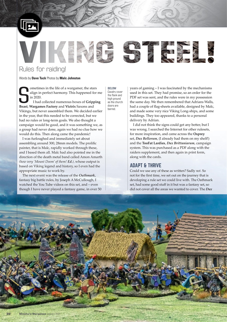 Miniature Wargames Preview Pages