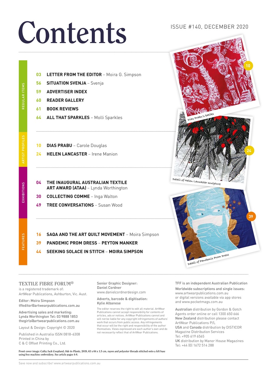 Textile Fibre Forum Preview Pages