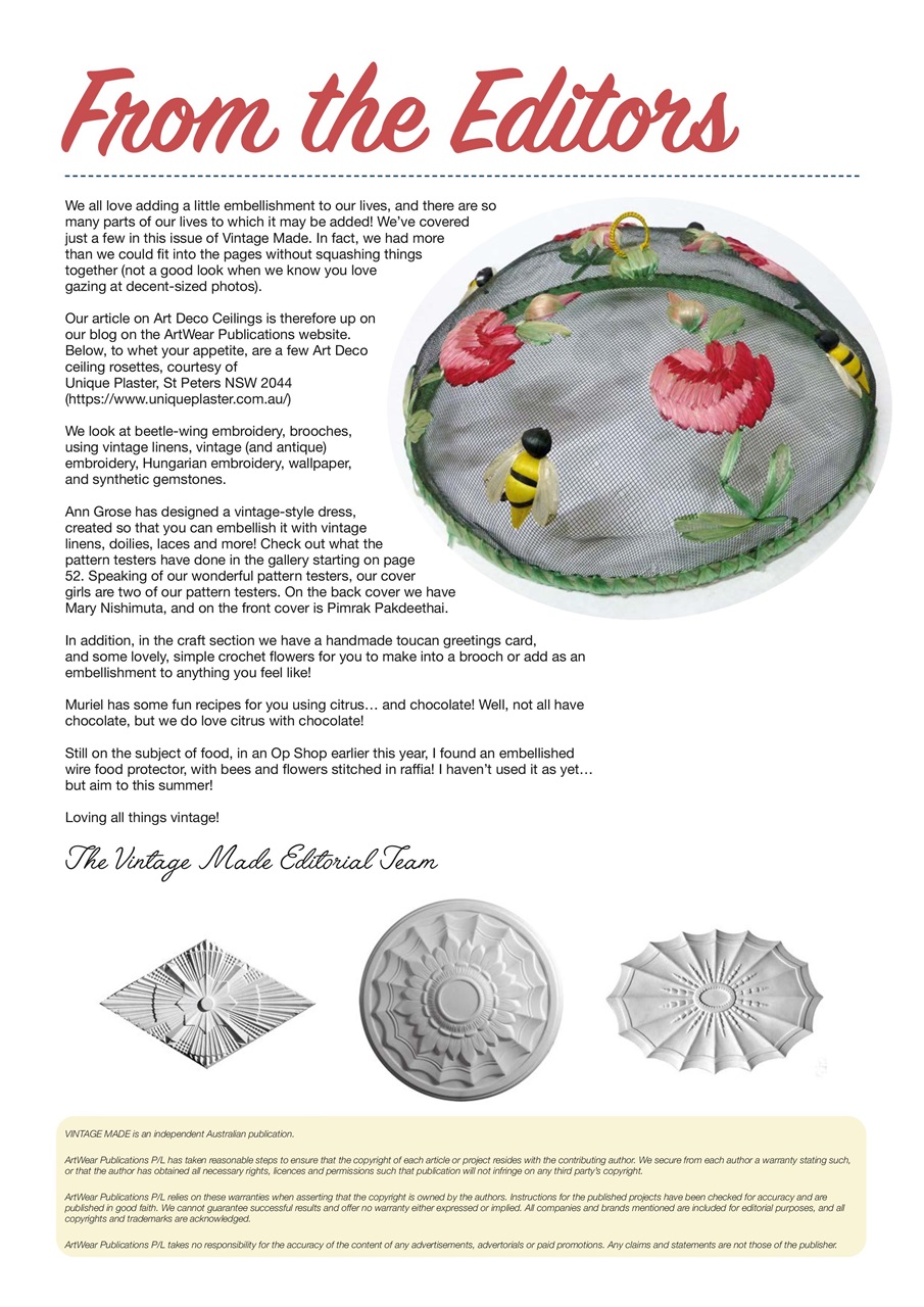 Vintage Made Preview Pages