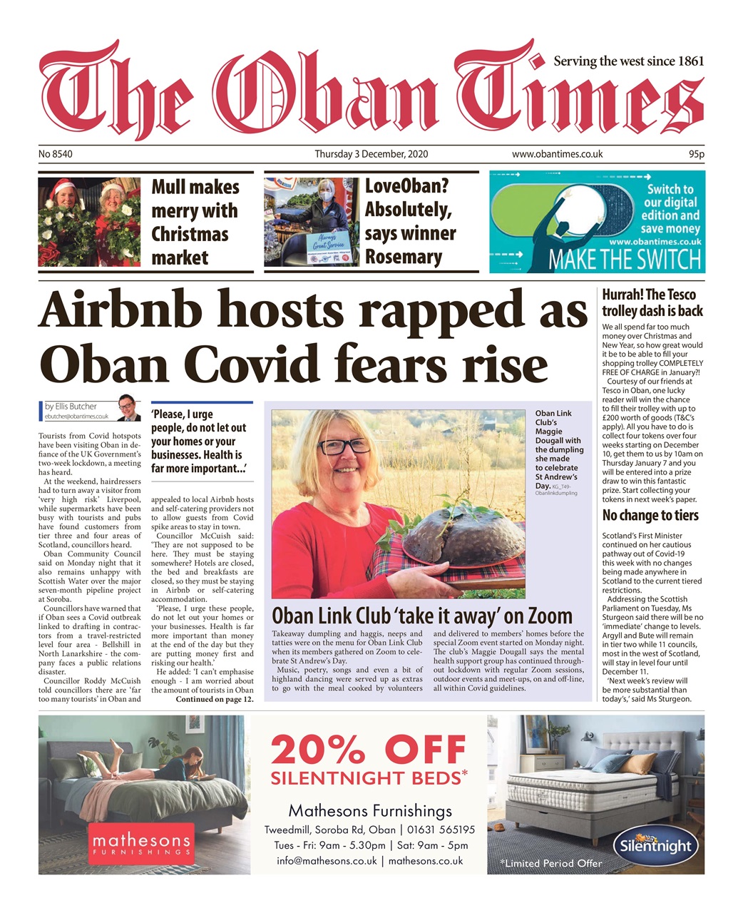 The Oban Times & Lochaber Times Preview Pages