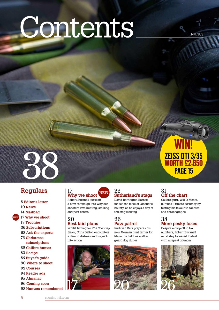 Sporting Rifle Preview Pages