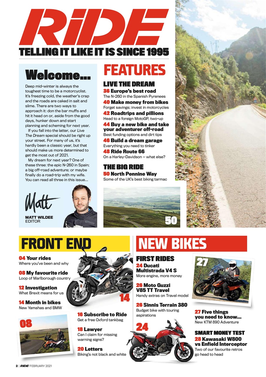 Ride Preview Pages