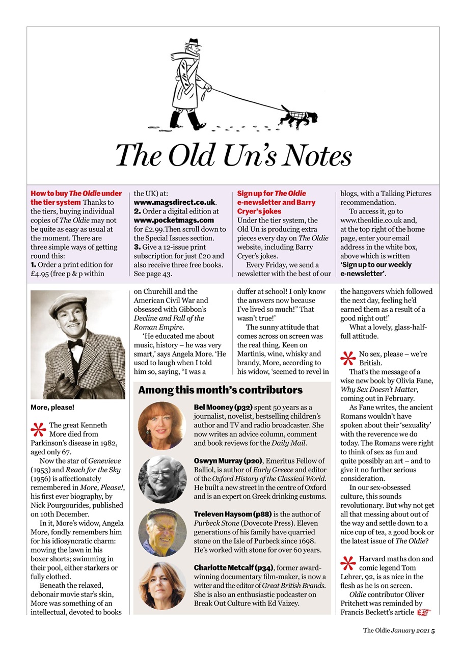 The Oldie Preview Pages