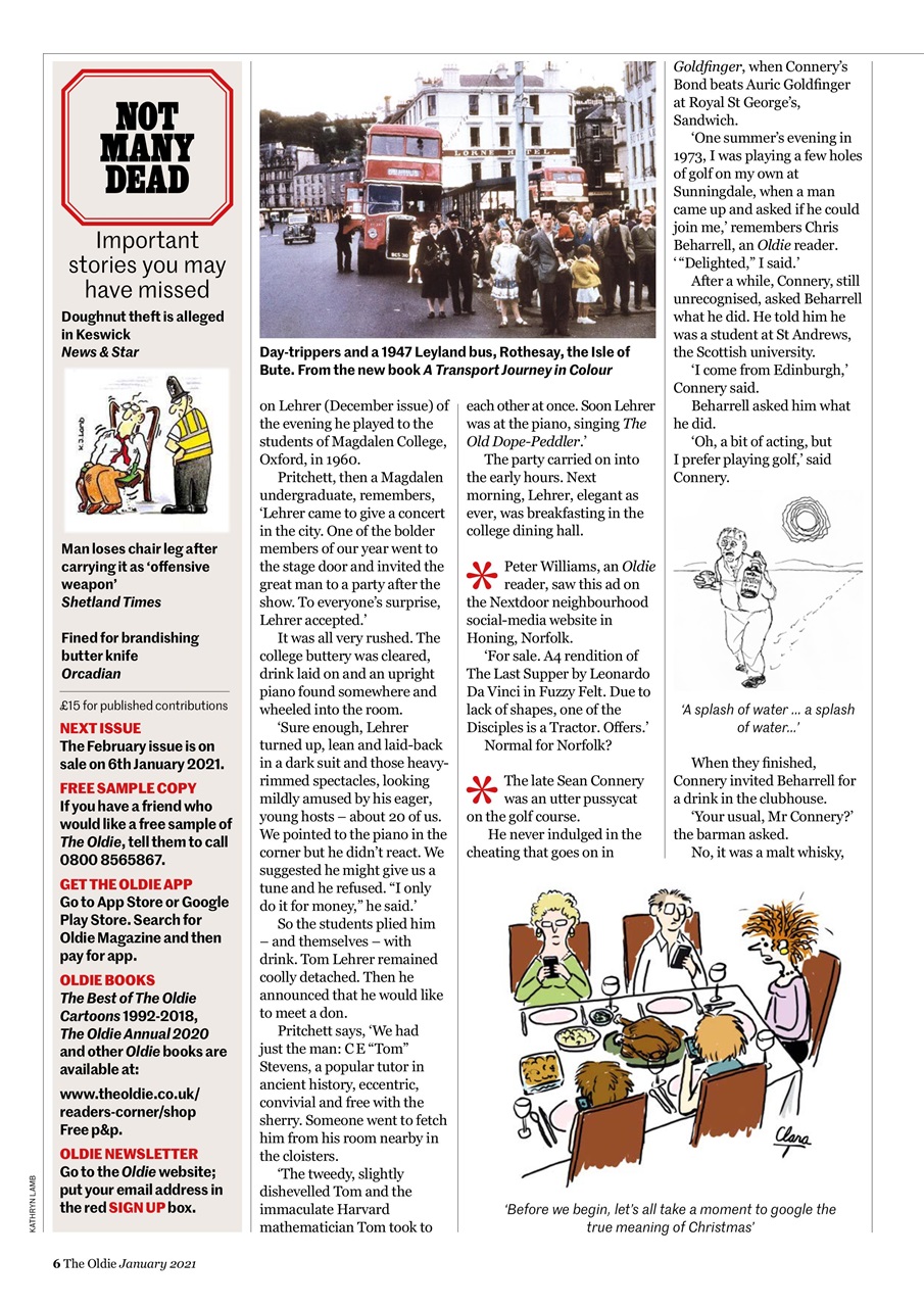 The Oldie Preview Pages