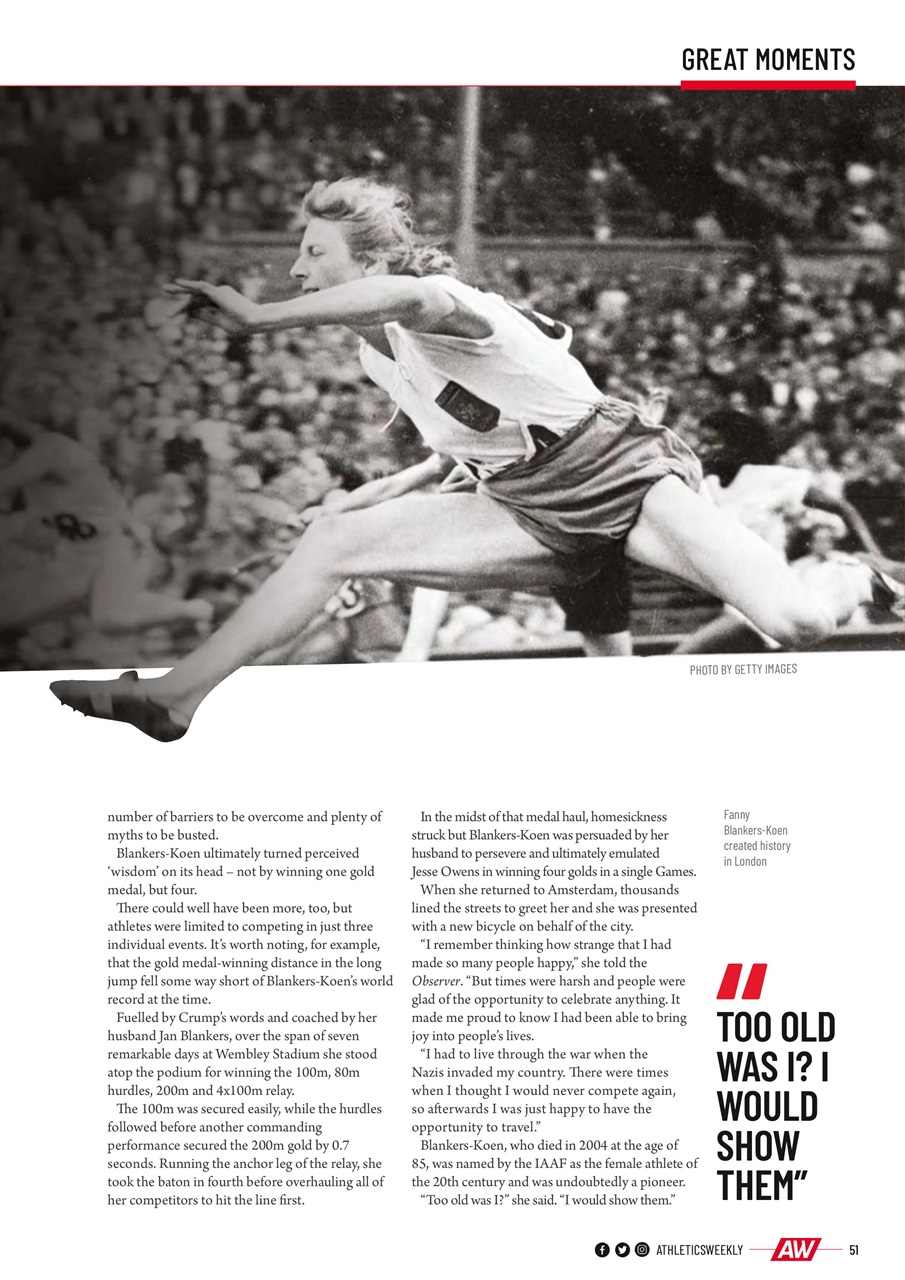 AW – Athletics Weekly Magazine Preview Pages