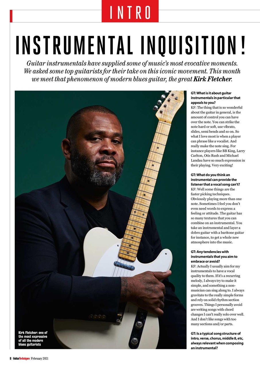 Guitar Techniques Preview Pages