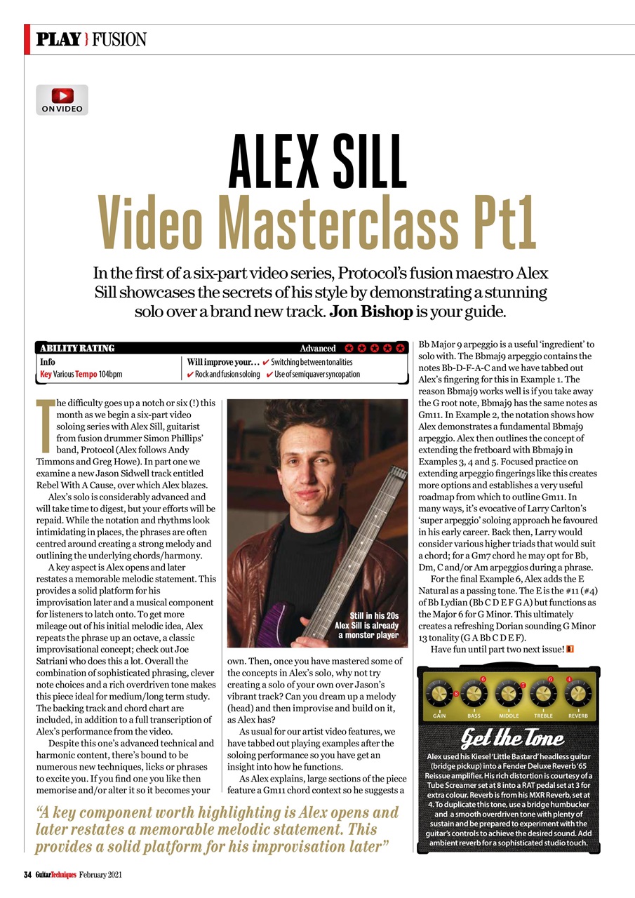 Guitar Techniques Preview Pages