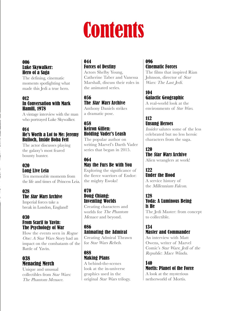 Star Wars Insider Preview Pages