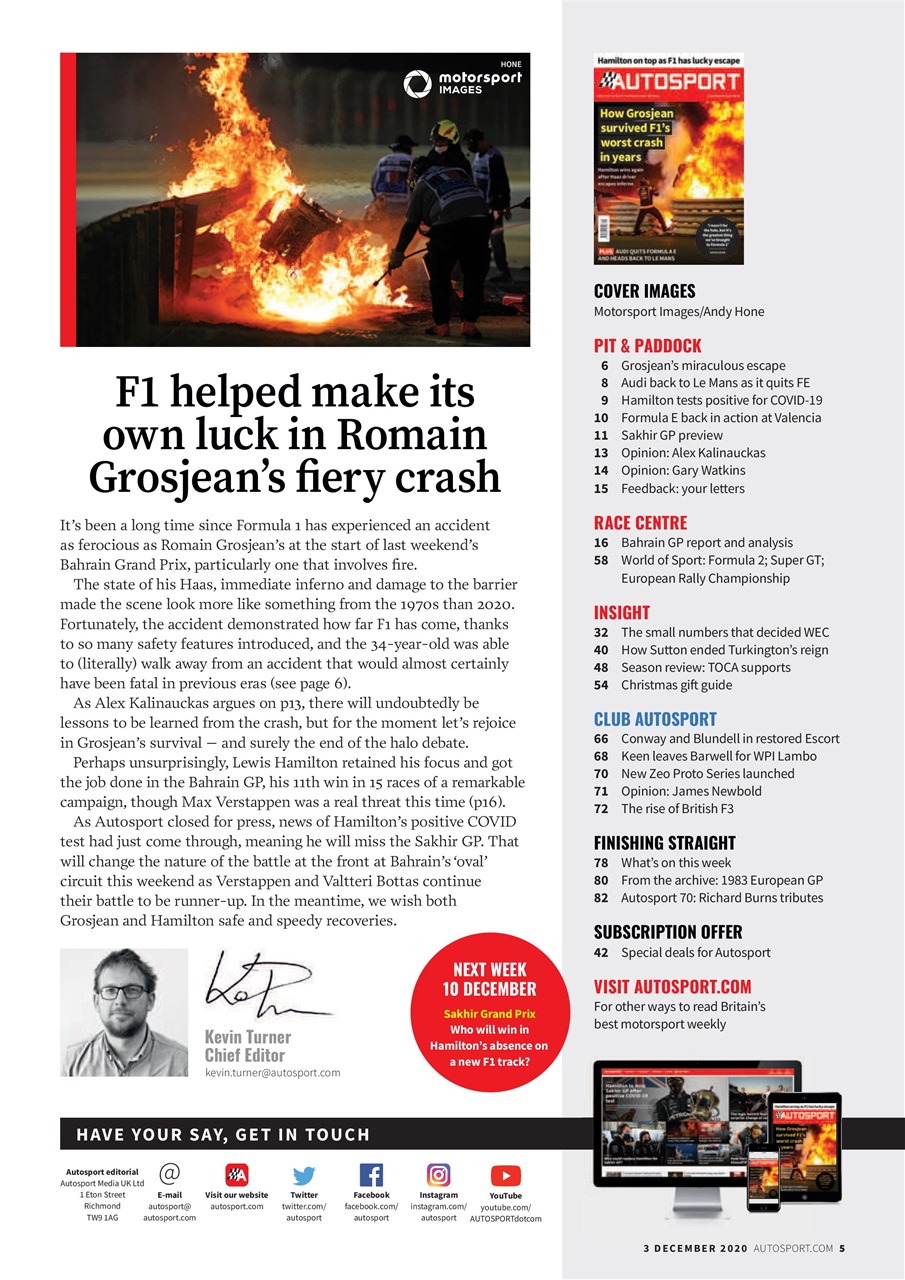 Autosport Preview Pages