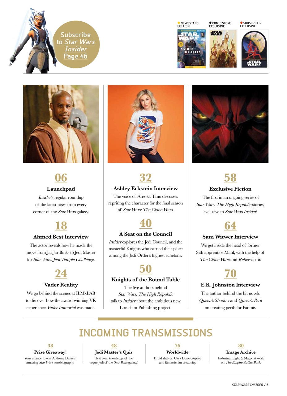 Star Wars Insider Preview Pages