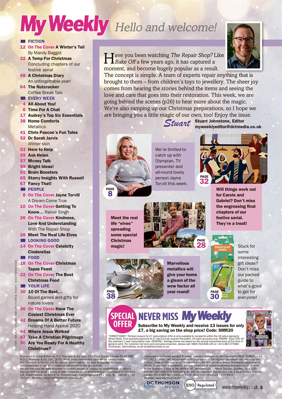 My Weekly Preview Pages