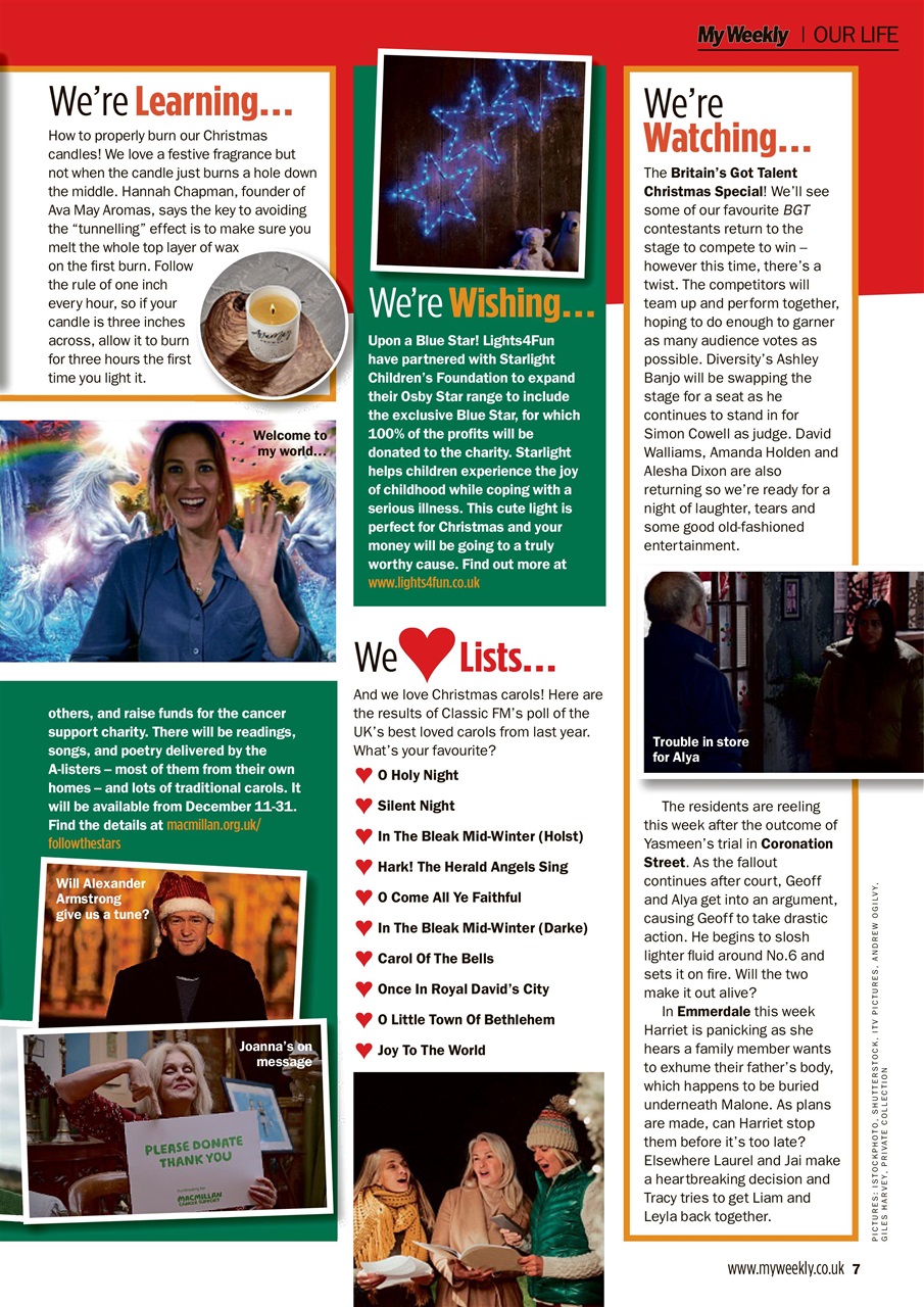 My Weekly Preview Pages