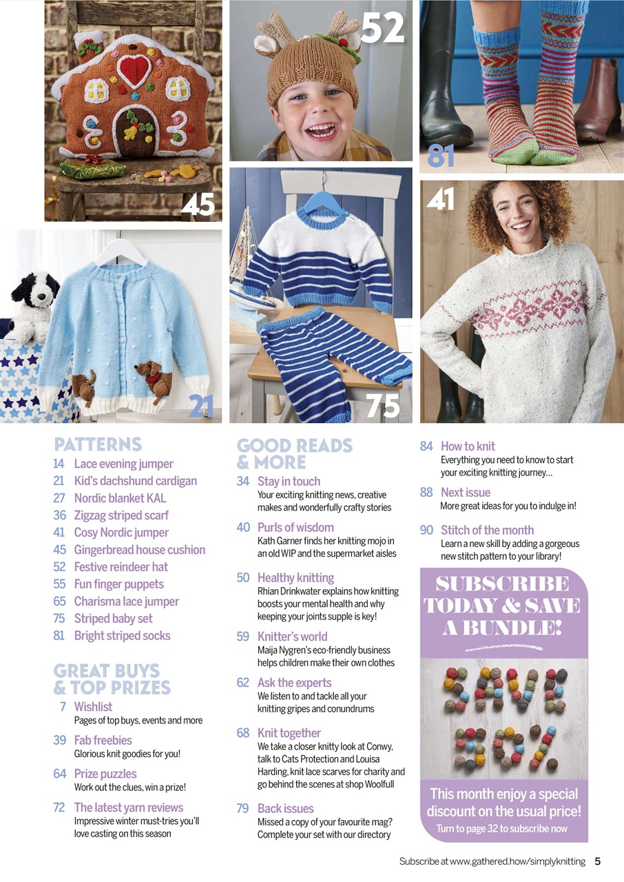Simply Knitting Preview Pages